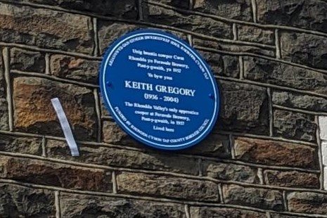 A Blue Plaque For The Only Rhondda Valleys Apprentice Cooper