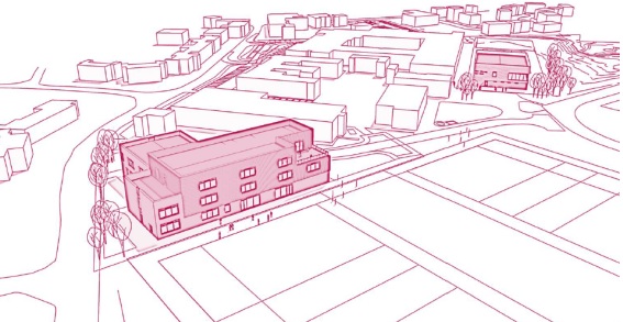Bryn Celynnog Comprehensive School Building Drawing