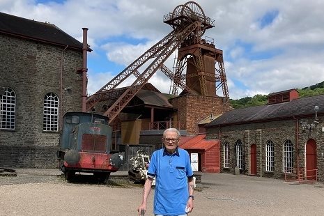 A very special visitor at Rhondda Heritage Park Museum