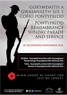 A4 Remembrance Parade Poster 2024 small