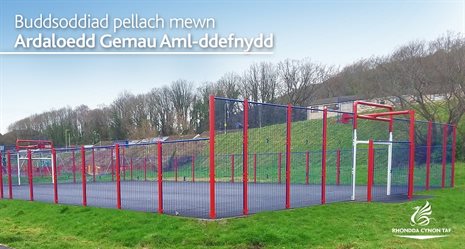 Investmetn in two Multi  Use Games Areas - Welsh