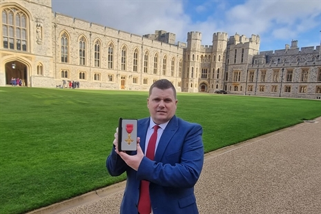 Council Leader Receives OBE