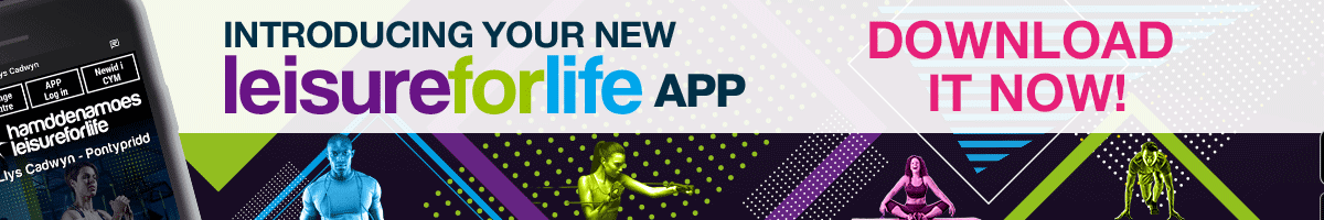 New leisure for life app 2023 for Rhondda Cynon Taf Council